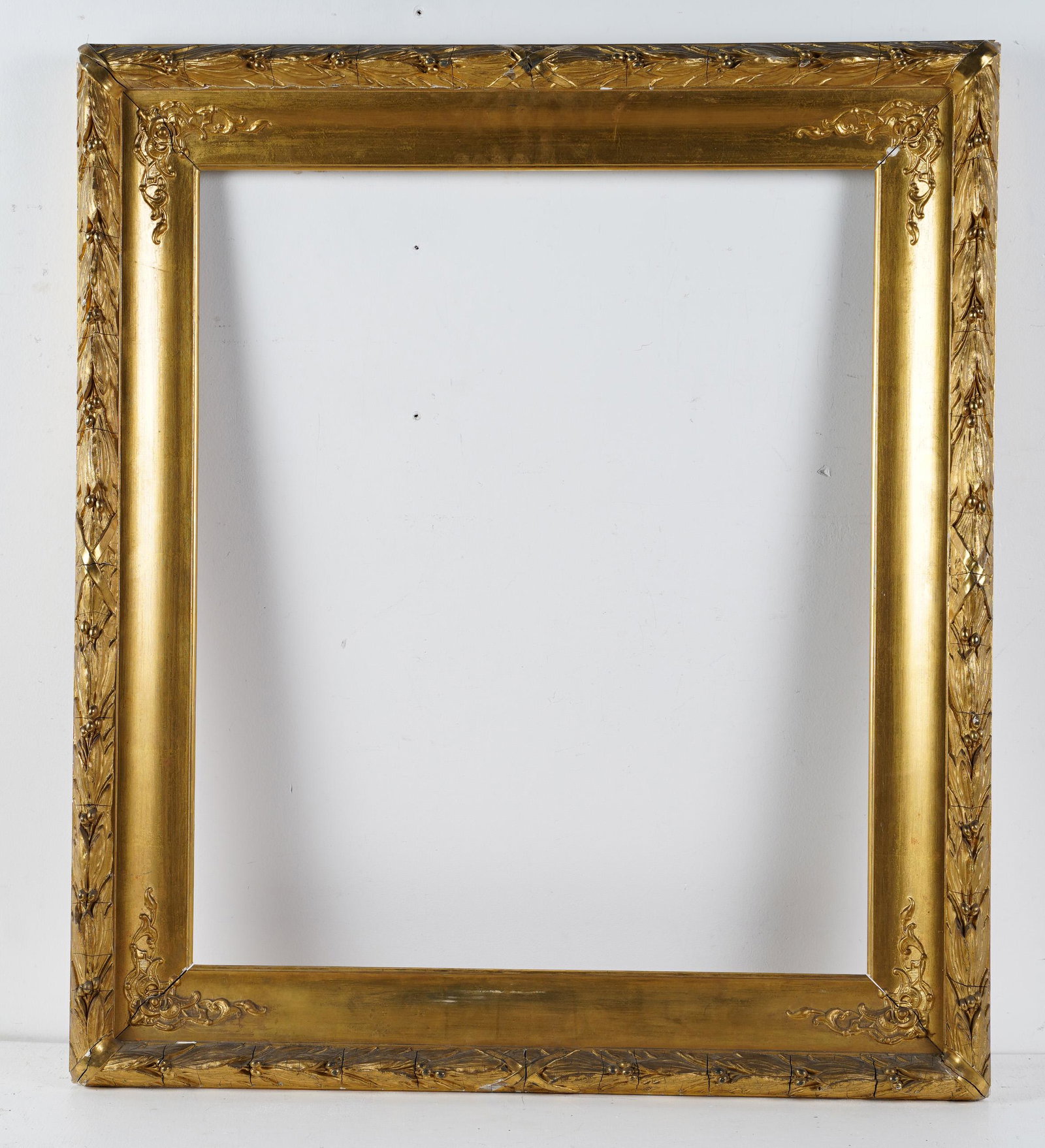 19th Century American Gilded Cove frame 22x26 Oil Painting (1 of 3)