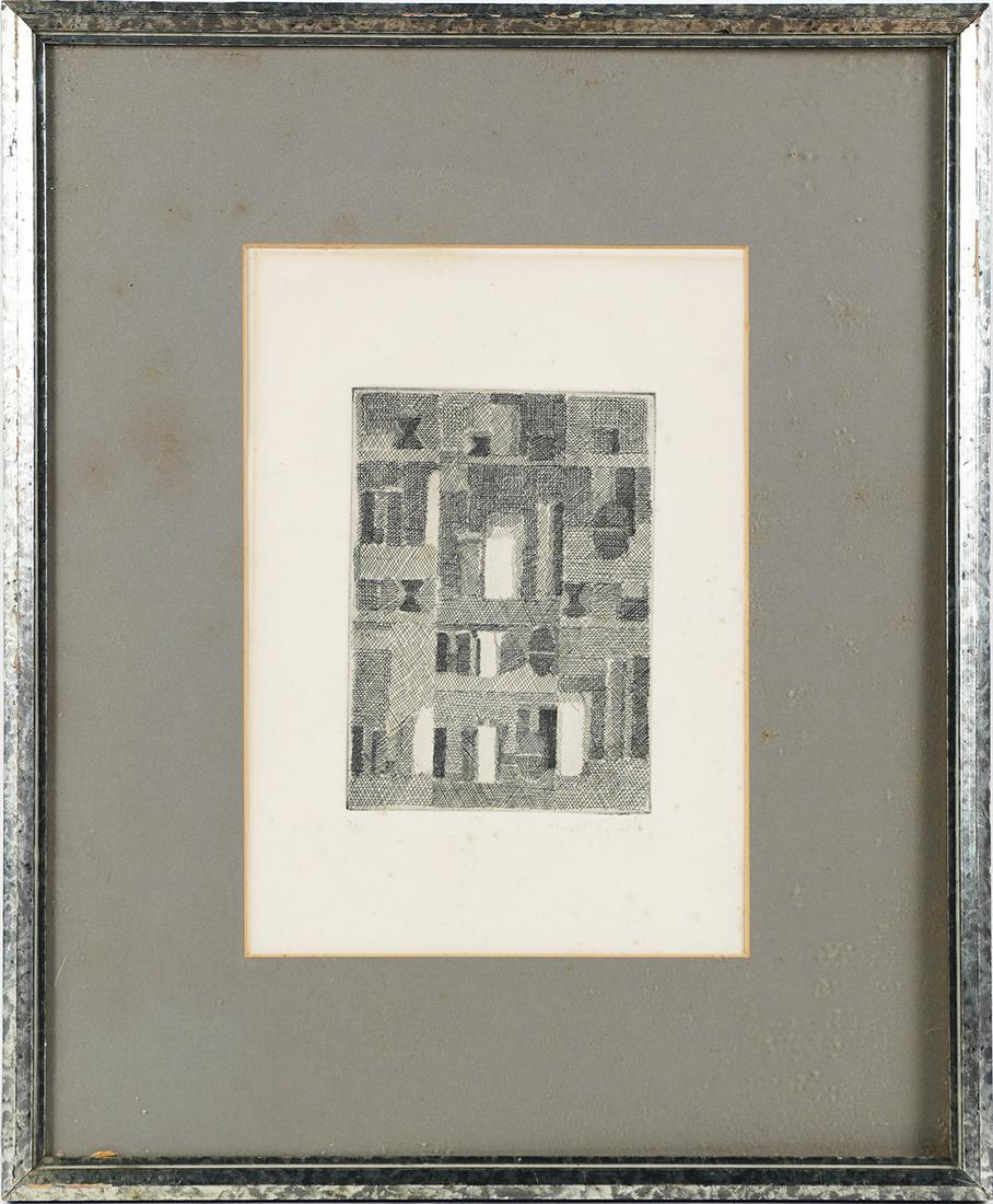 Stuart Egnal Signed Modernist Abstract Print (1 of 5)