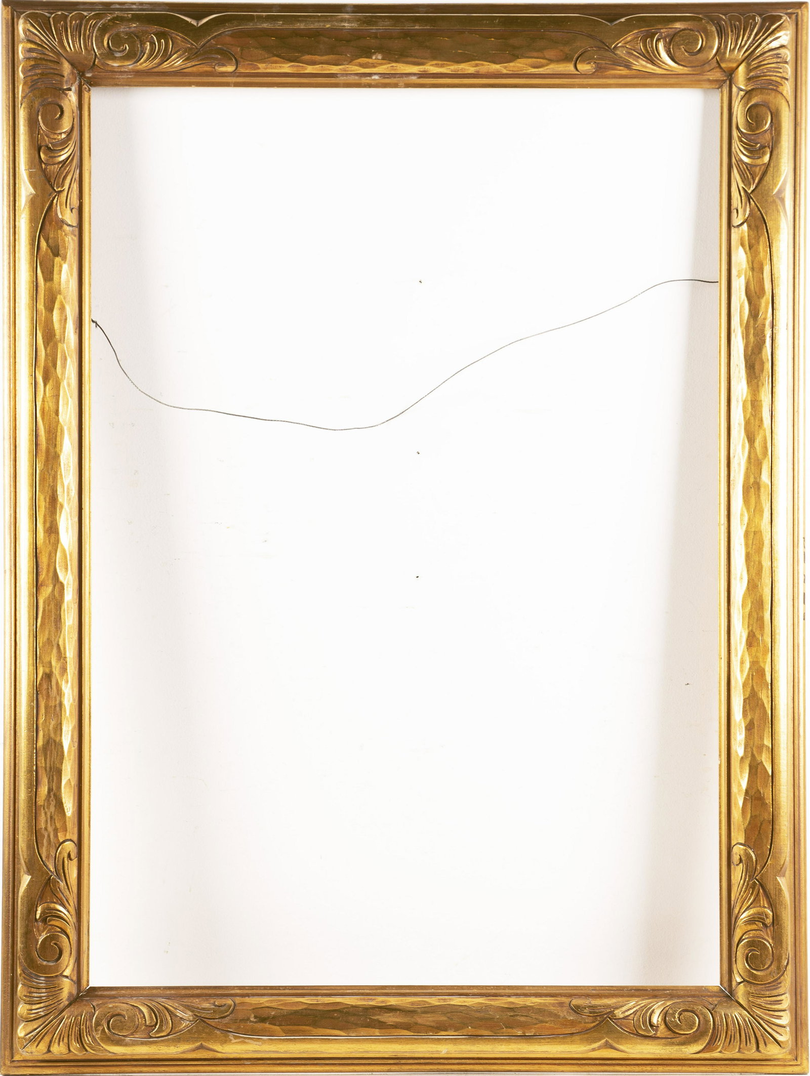 Striking Hand Carved Antique Impressionist Arts and Crafts Frame (1 of 4)