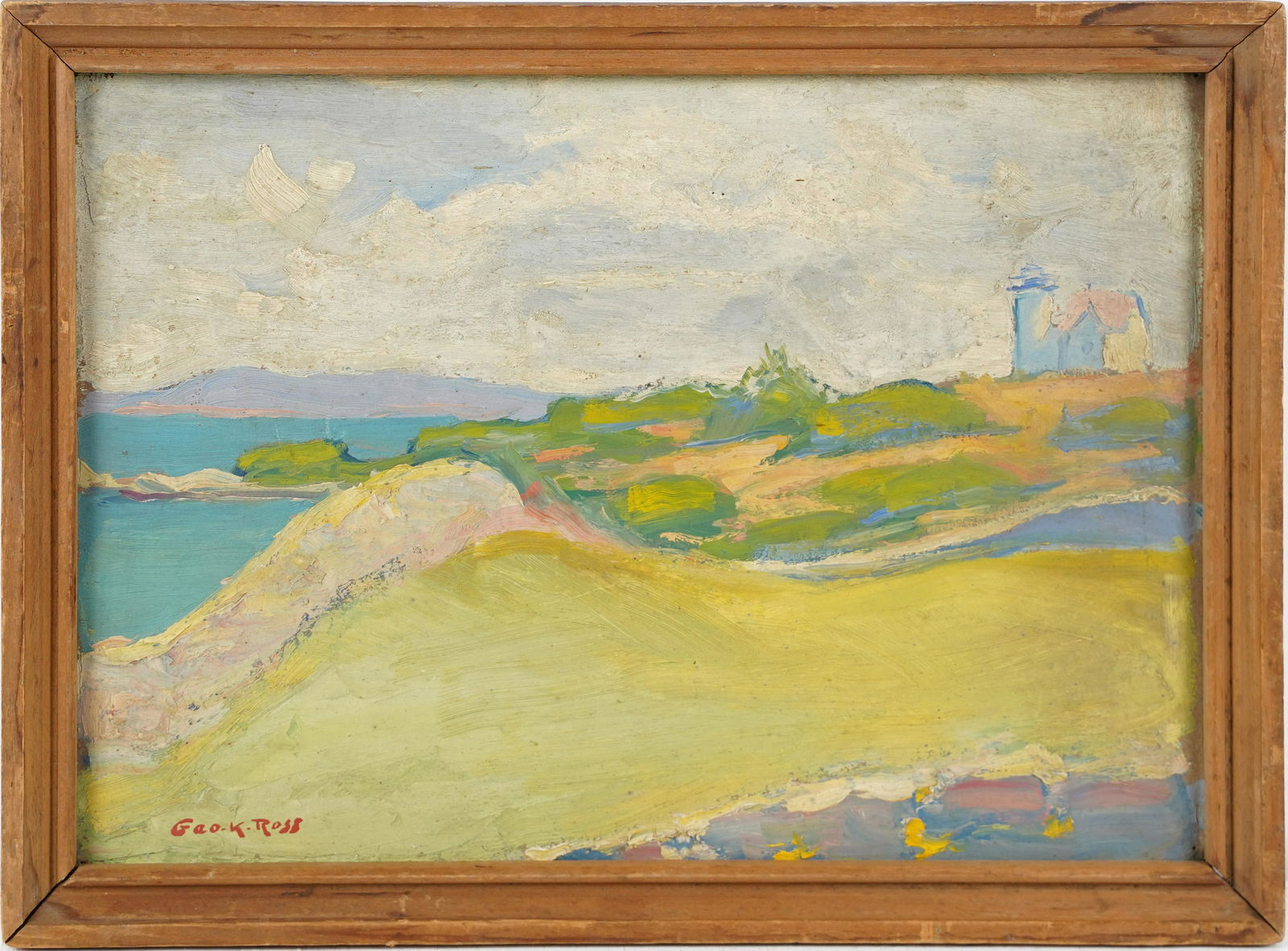 George K Ross Modernist Cape Cod Coastal Painting (1 of 8)
