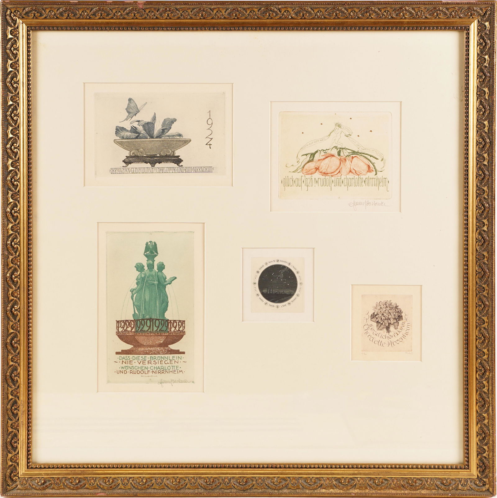 Vintage Original Signed Etching Art Work on Paper (1 of 9)