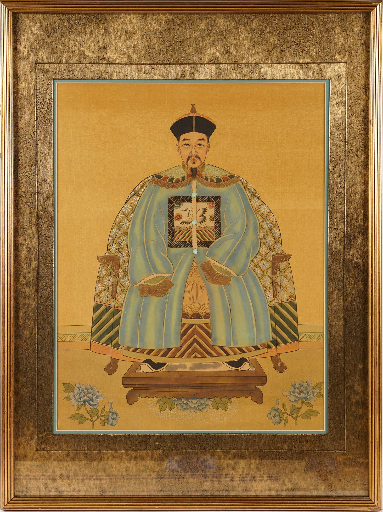 Antique Chinese Watercolor Important Portrait Painting (1 of 6)