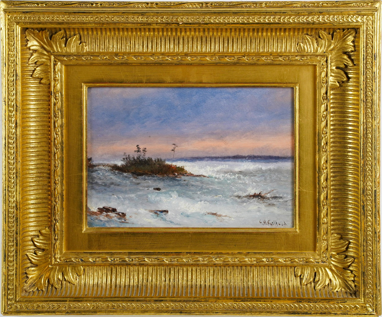 Charles Henry Gifford "Sunset, Goat Island, Niagara Falls." (1 of 7)