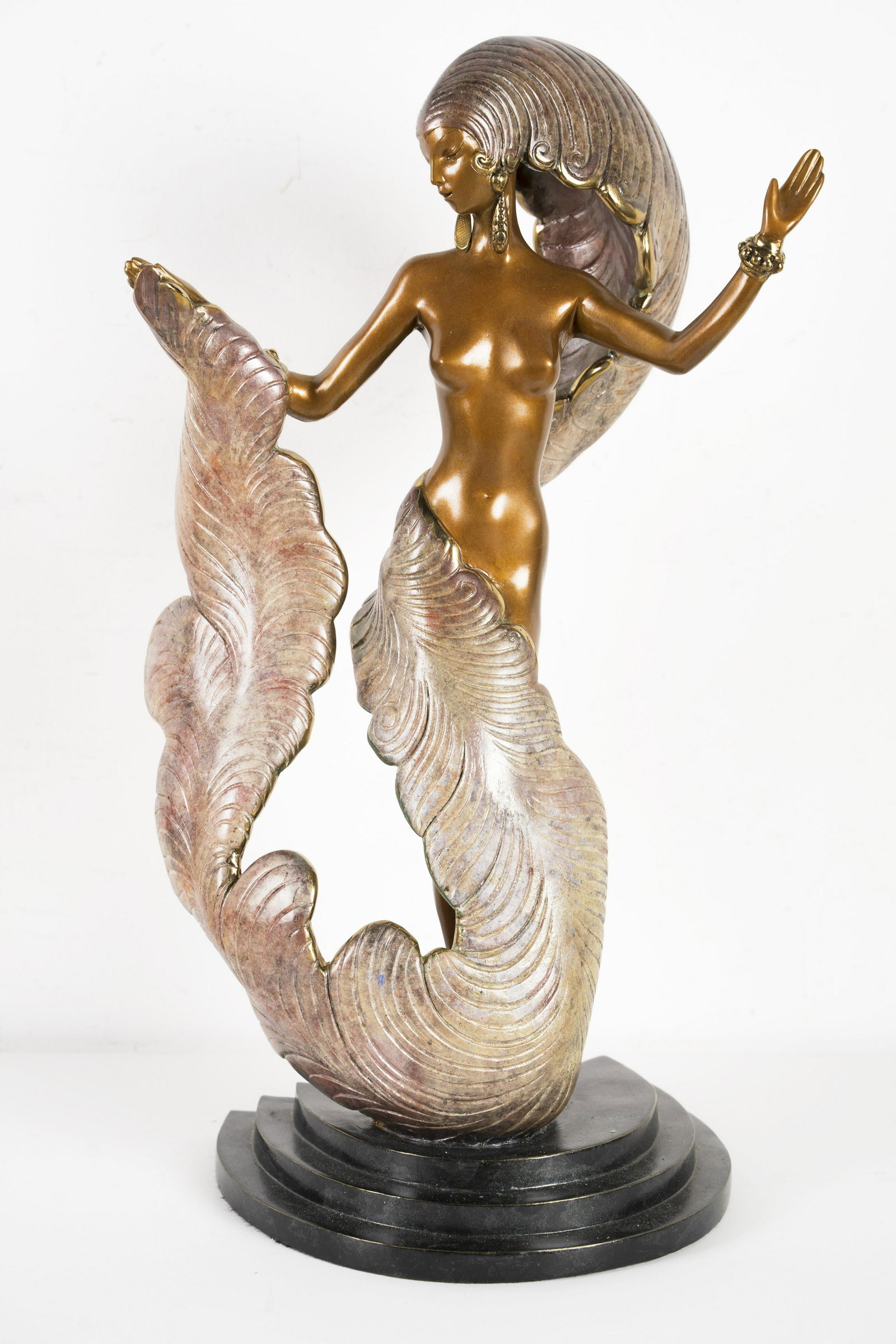 Original Erte Bronze Sculpure Signed Numbered Rare Art Deco (1 of 7)