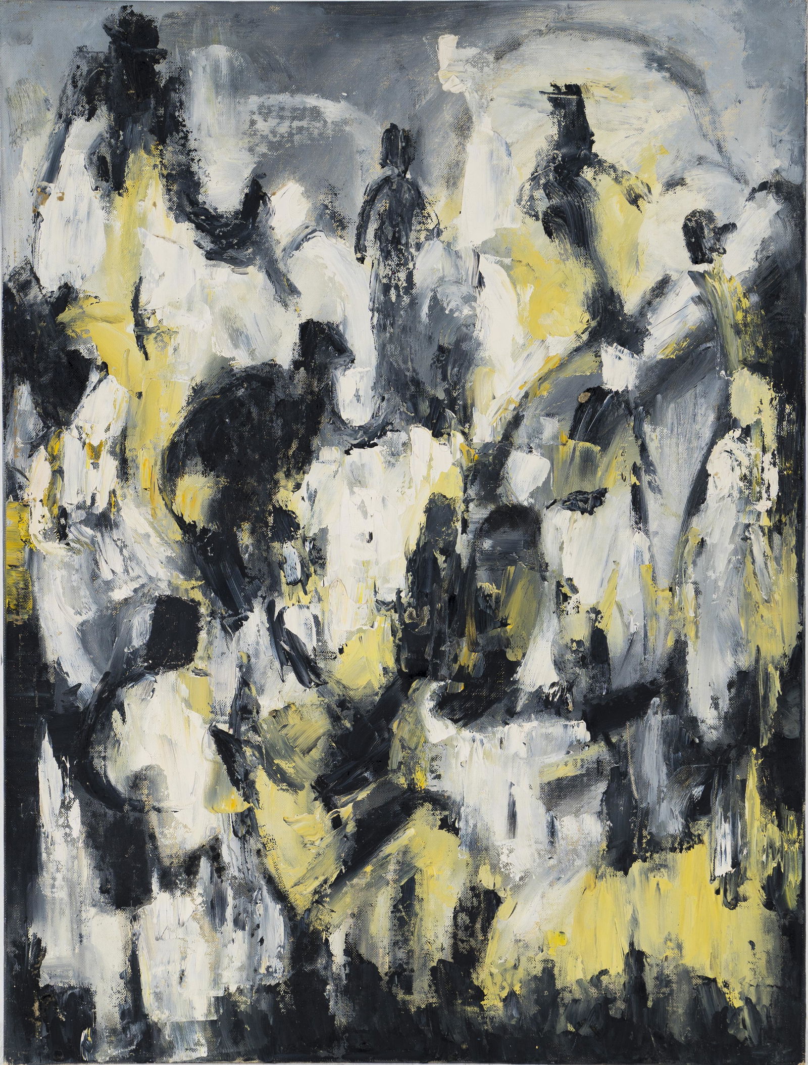 Bold American Abstract Expressionist Mid Century Modern Painting (1 of 5)