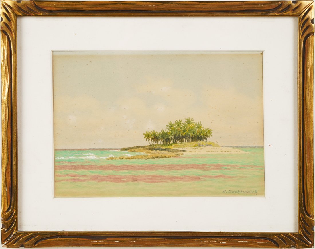 Armin Buchterkirch American Florida / Bahamas Tropical Island Impressionist Painting (1 of 5)