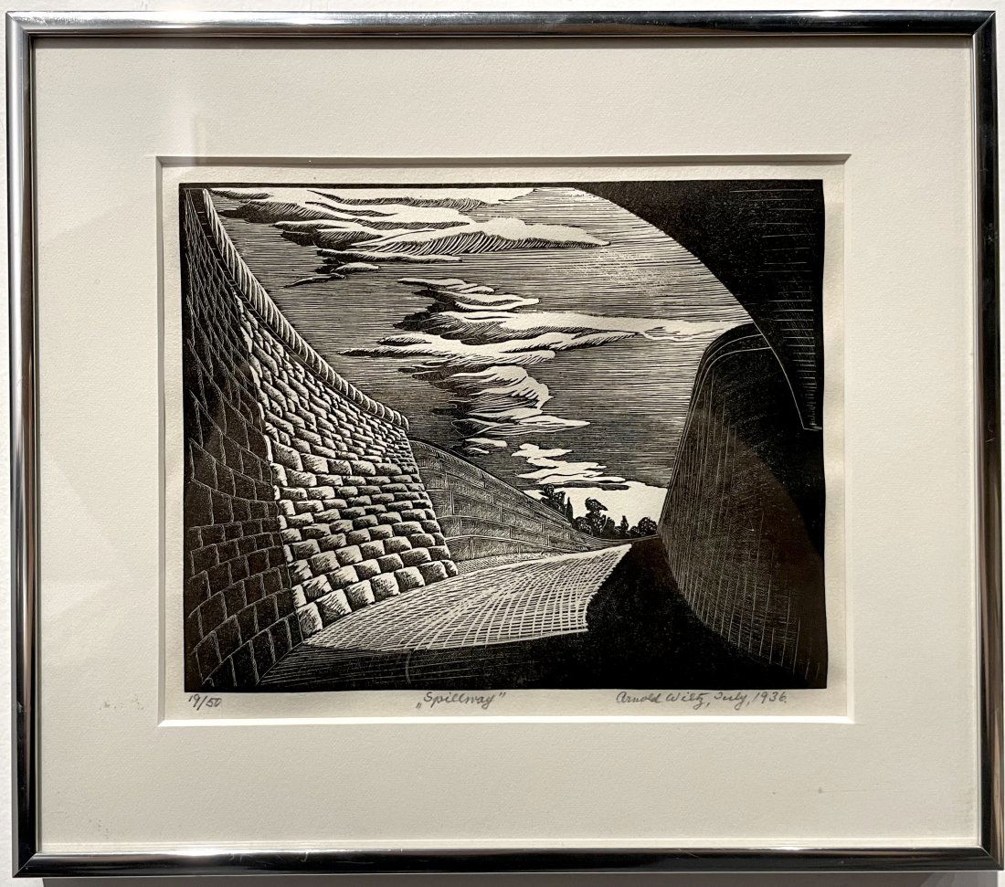 Arnold Wiltz NY Modernist Wood Engraving Hand Signed  and Numbered (1 of 3)