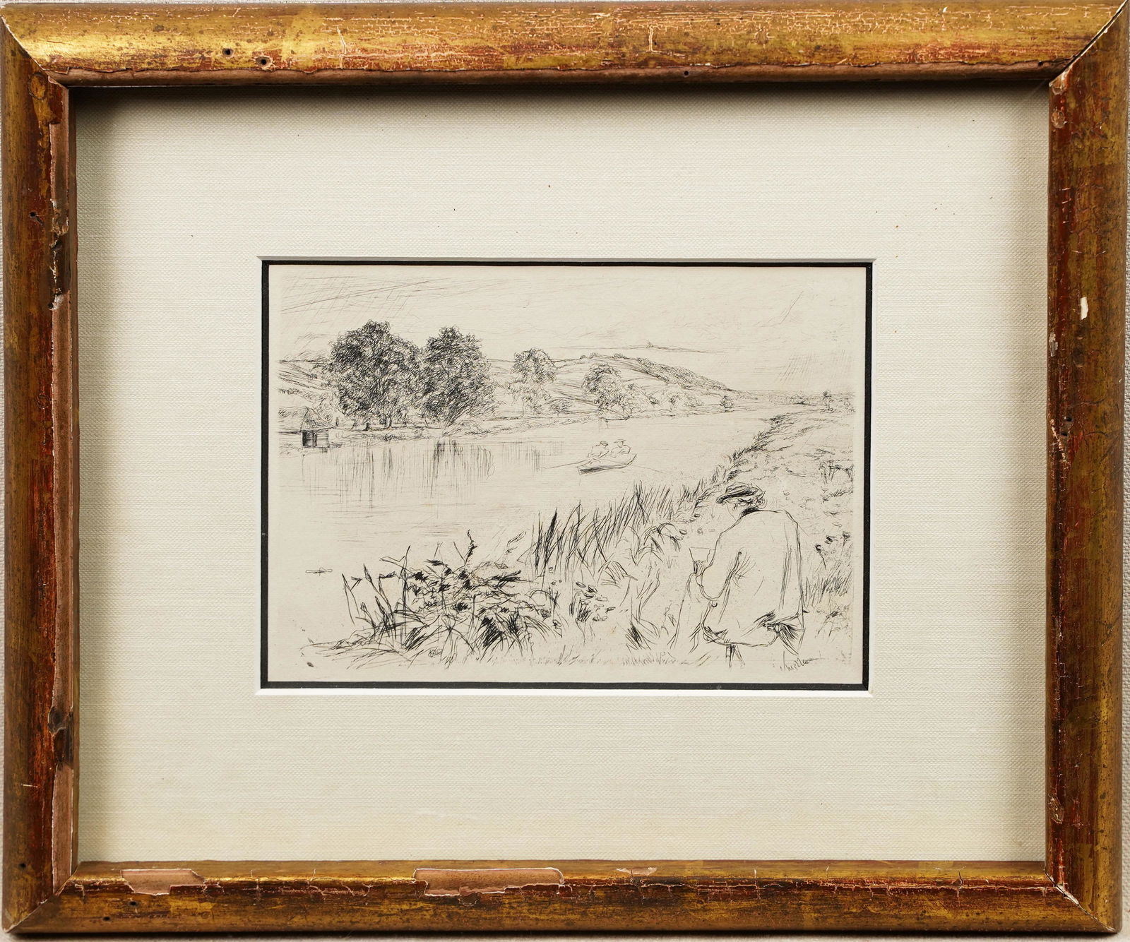 Antique James Whistler Vintage Landscape Print (1 of 6)