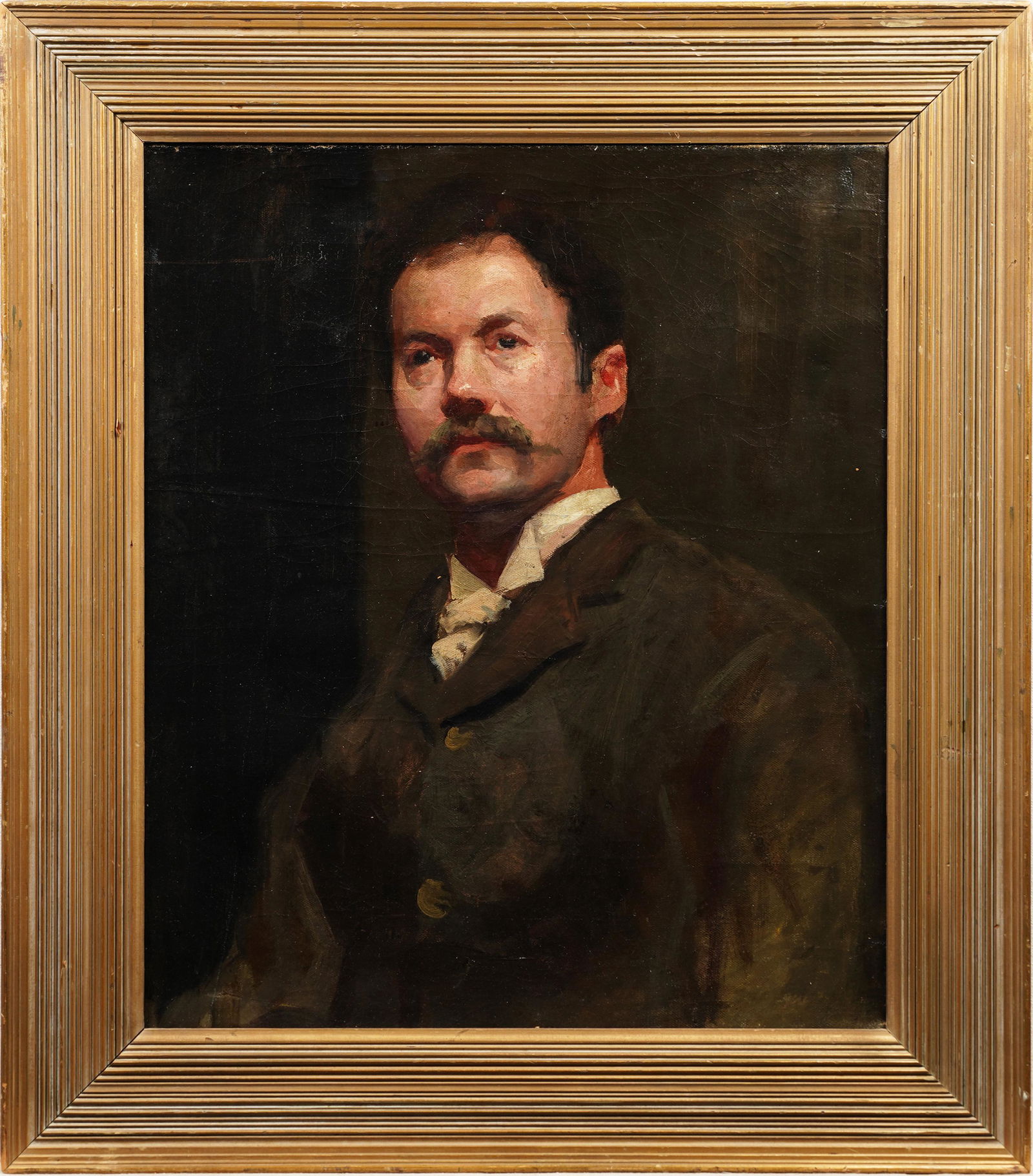 Attr William Merritt Chase American Impressionist Studio Elegant Male