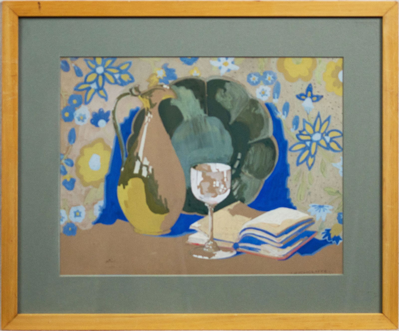 Antique American Impressionist Delicate Interior Still Life Painting (1 of 6)