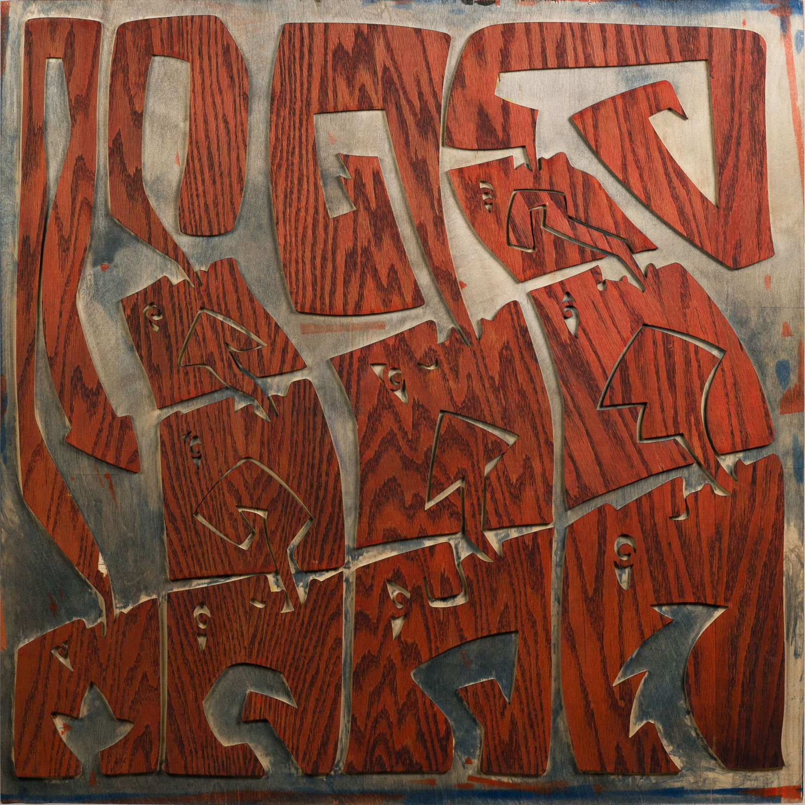 Vintage American School Modernist Assemblage Wall Sculpture Abstract Original Art (1 of 5)