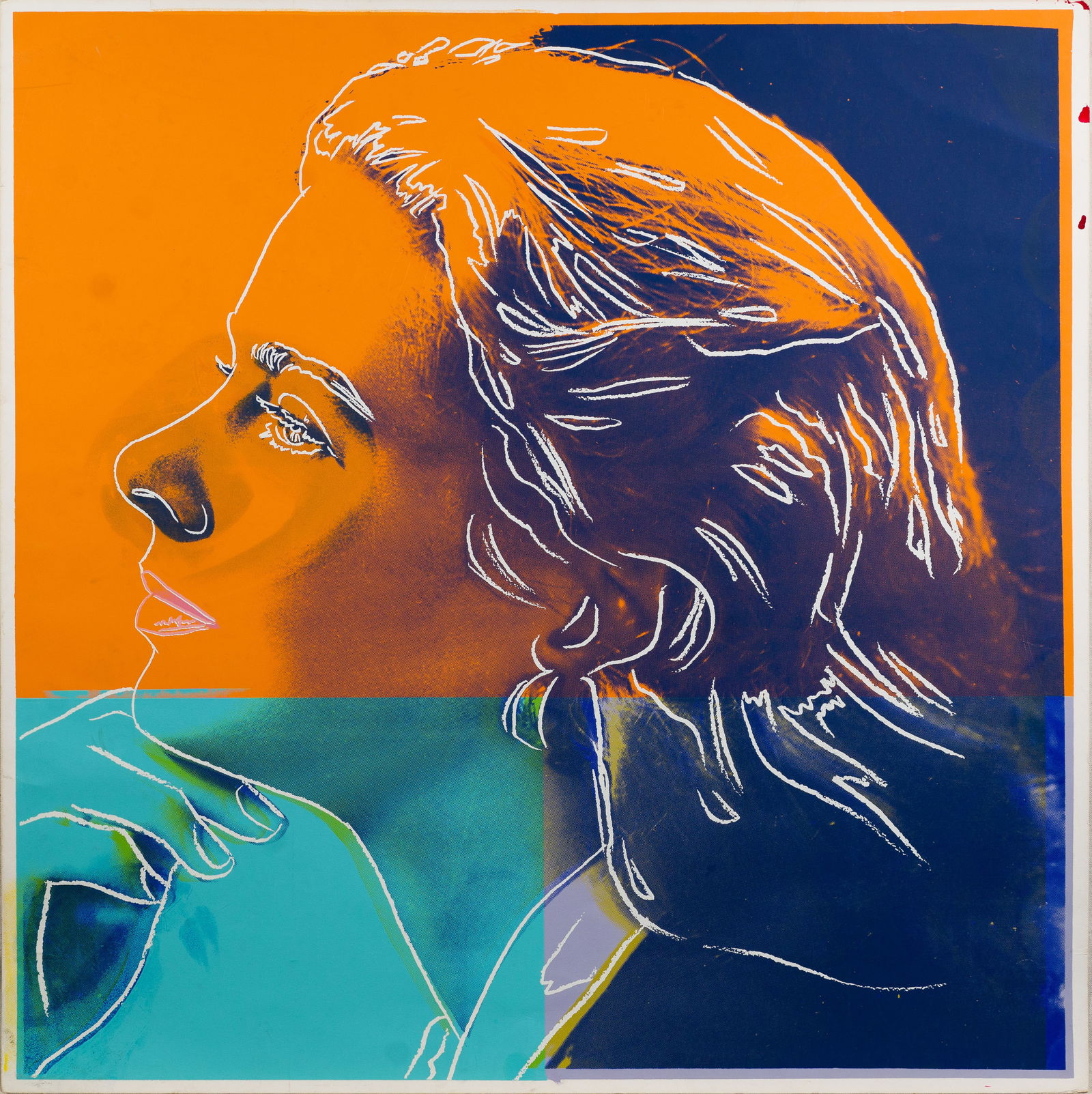 Andy Warhol (1928-1987) Herself, from 'Ingrid Bergman', 1983 Vintage Original Silkscreen (1 of 5)