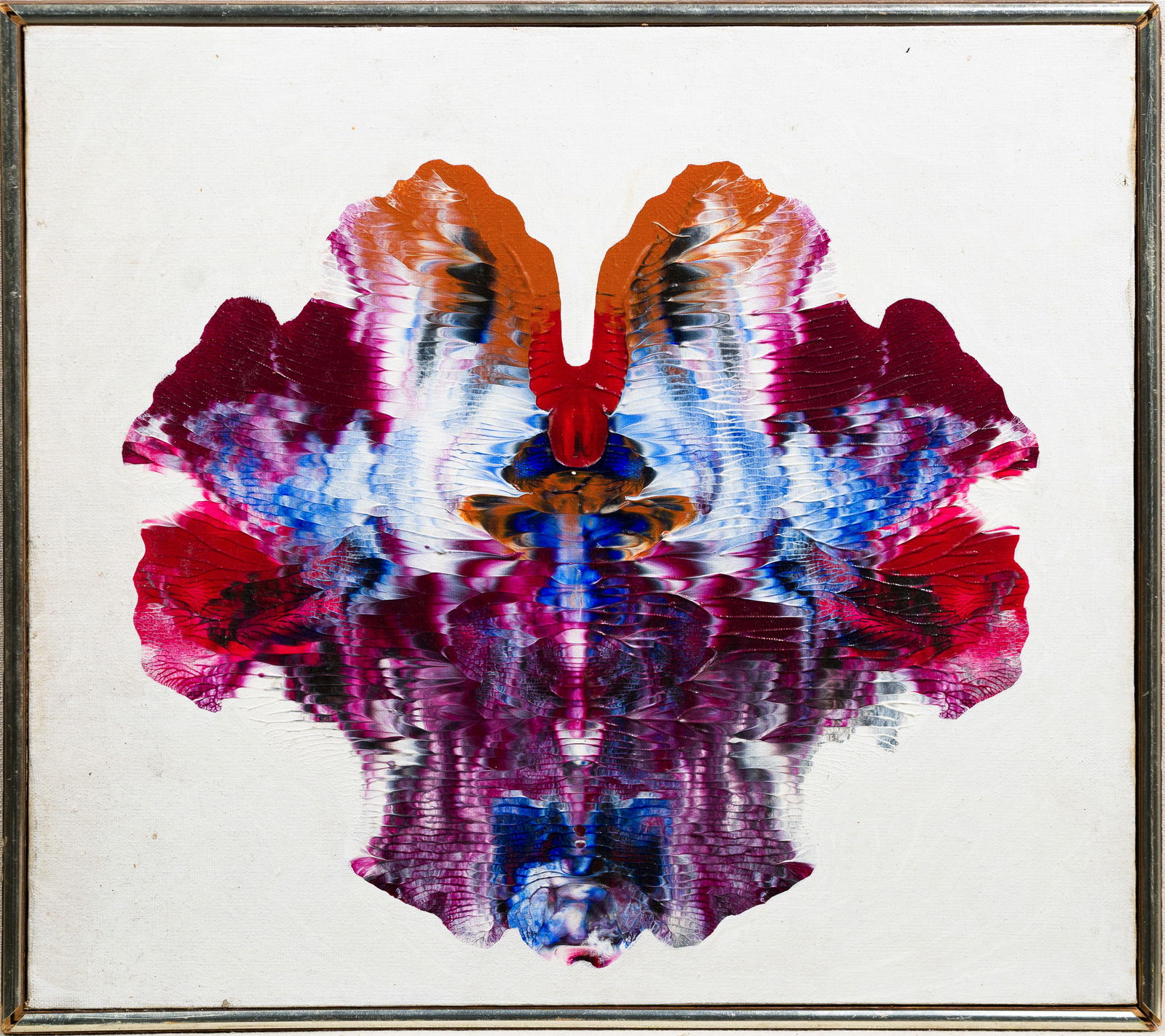 Antique American Abstract Expressionist Signed Original Framed Oil Painting (1 of 6)