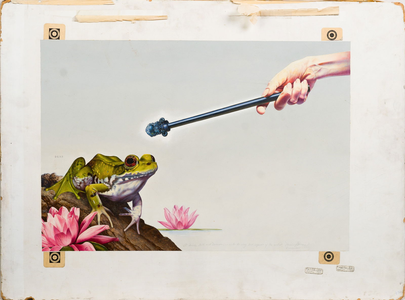 Michael J. Deas (Born 1956) American Realist Illustration Frog Painting (1 of 5)