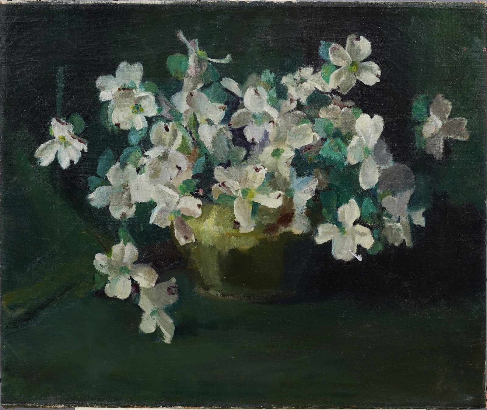 Antique American Impressionist Flower Still Life Original Oil Painting Rare Female Impressionsit: Antique American impressionist still life oil painting. Oil on canvas by Elanor Ruth Eaton Gump Colburn (1866 - 1939). Please see all images for condition and size.