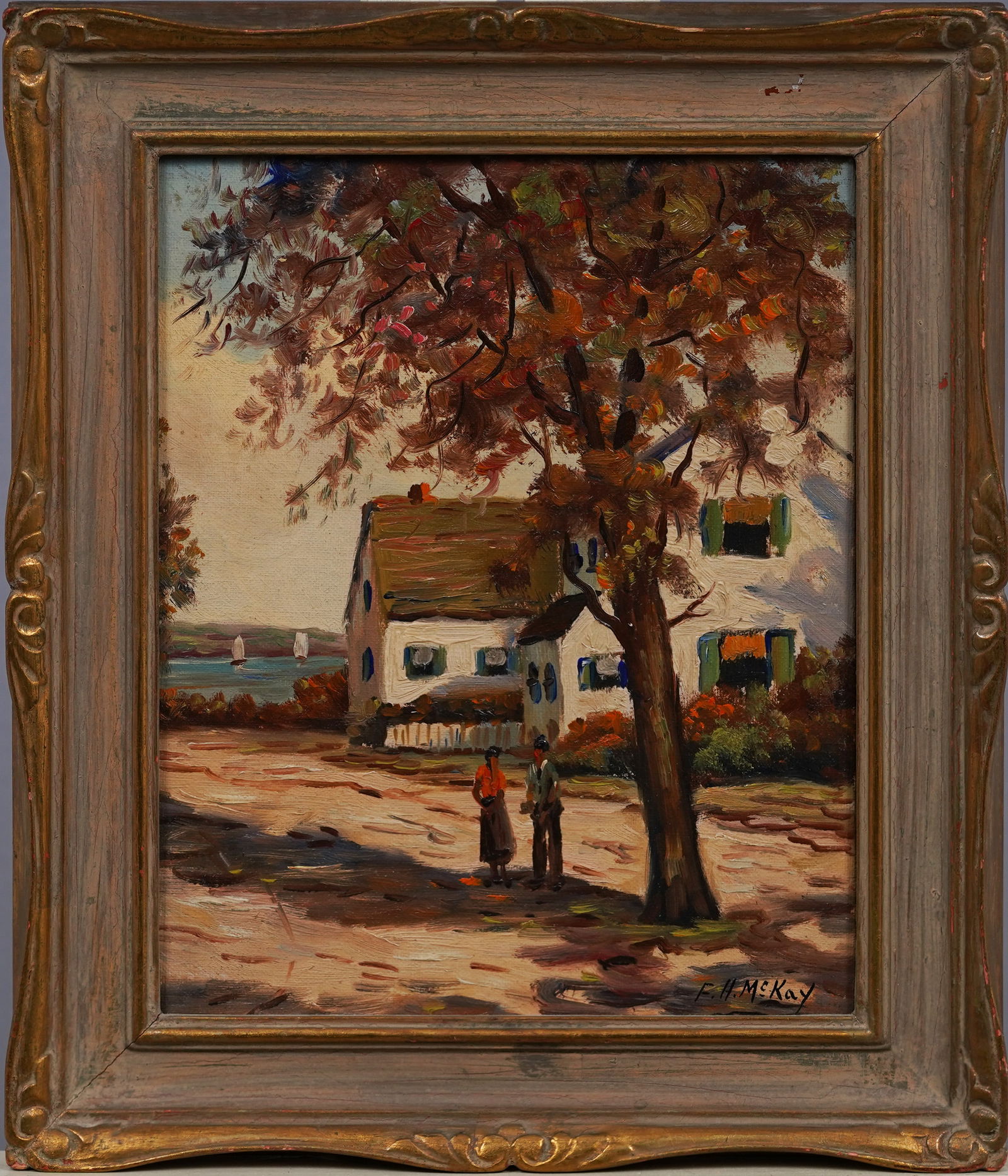 C. Hjalmar "Cappy" Amundsen (1911 - 2001) Antique American Impressionist  Original Oil Painting (1 of 6)