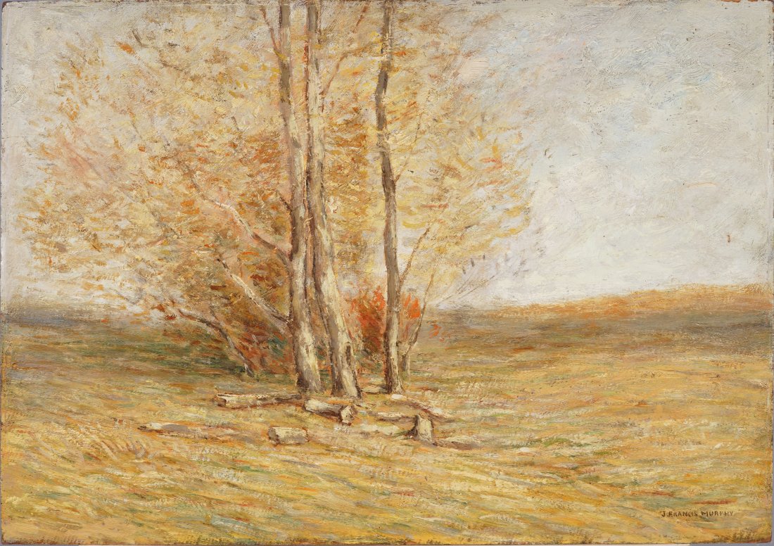 Important Antique American Tonalist Landscape Signed John Francis Murphy Rare Oil Painting (1 of 7)