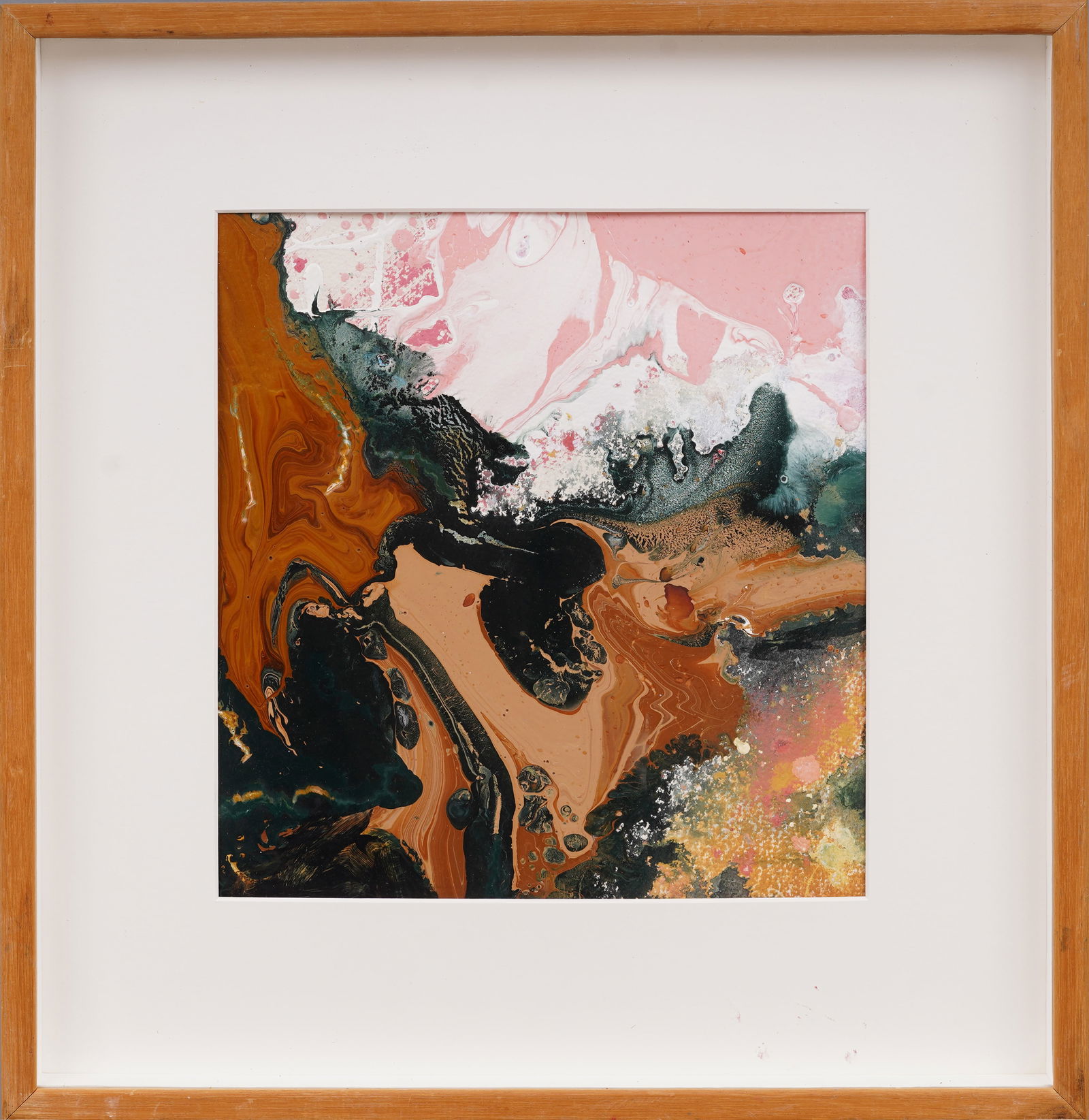 Bernyce Alpert Winick 1922-2022 Antique American Abstract Expressionist Signed Original Painting (1 of 5)