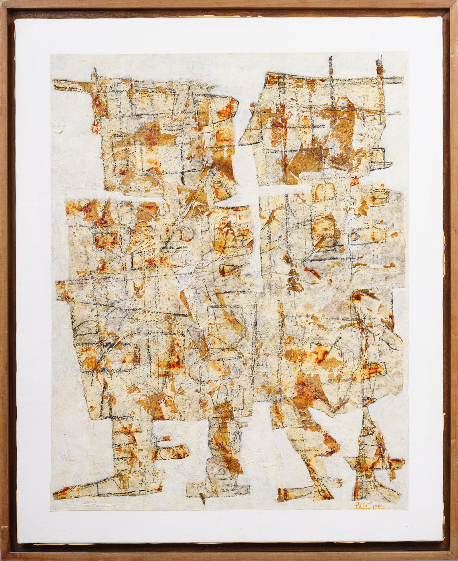 Delphine Petitjean (B1972) French American Contemporary Abstract Expressionist Painting (1 of 8)