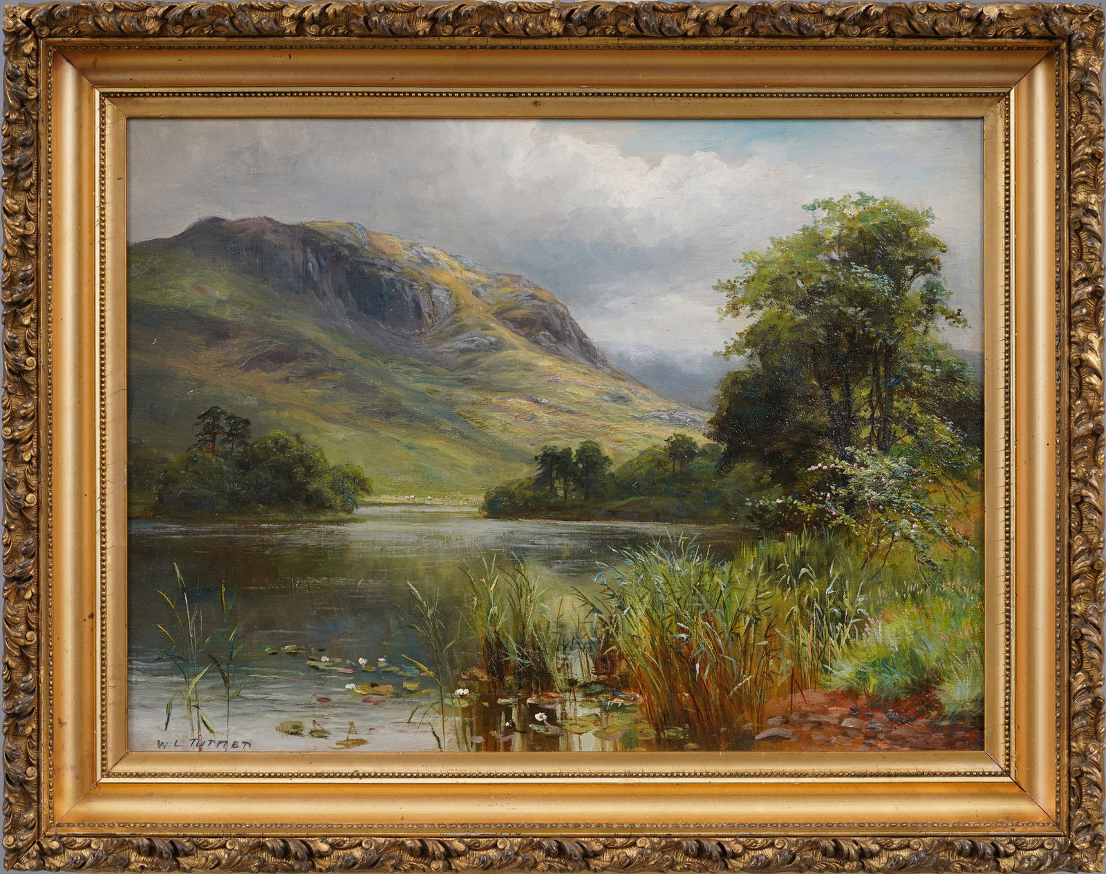 William Lakin Turner (1867 - 1936) Antique English Impressionist Landscape Original Oil Painting (1 of 7)