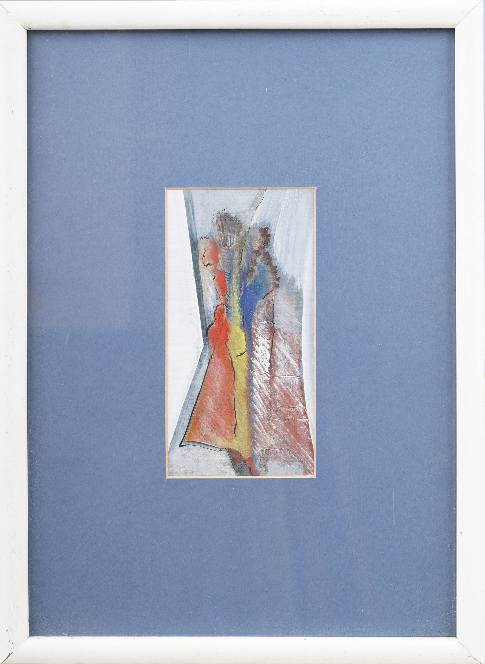 Antique American Abstract Expressionist Framed Original Oil Painting (1 of 4)