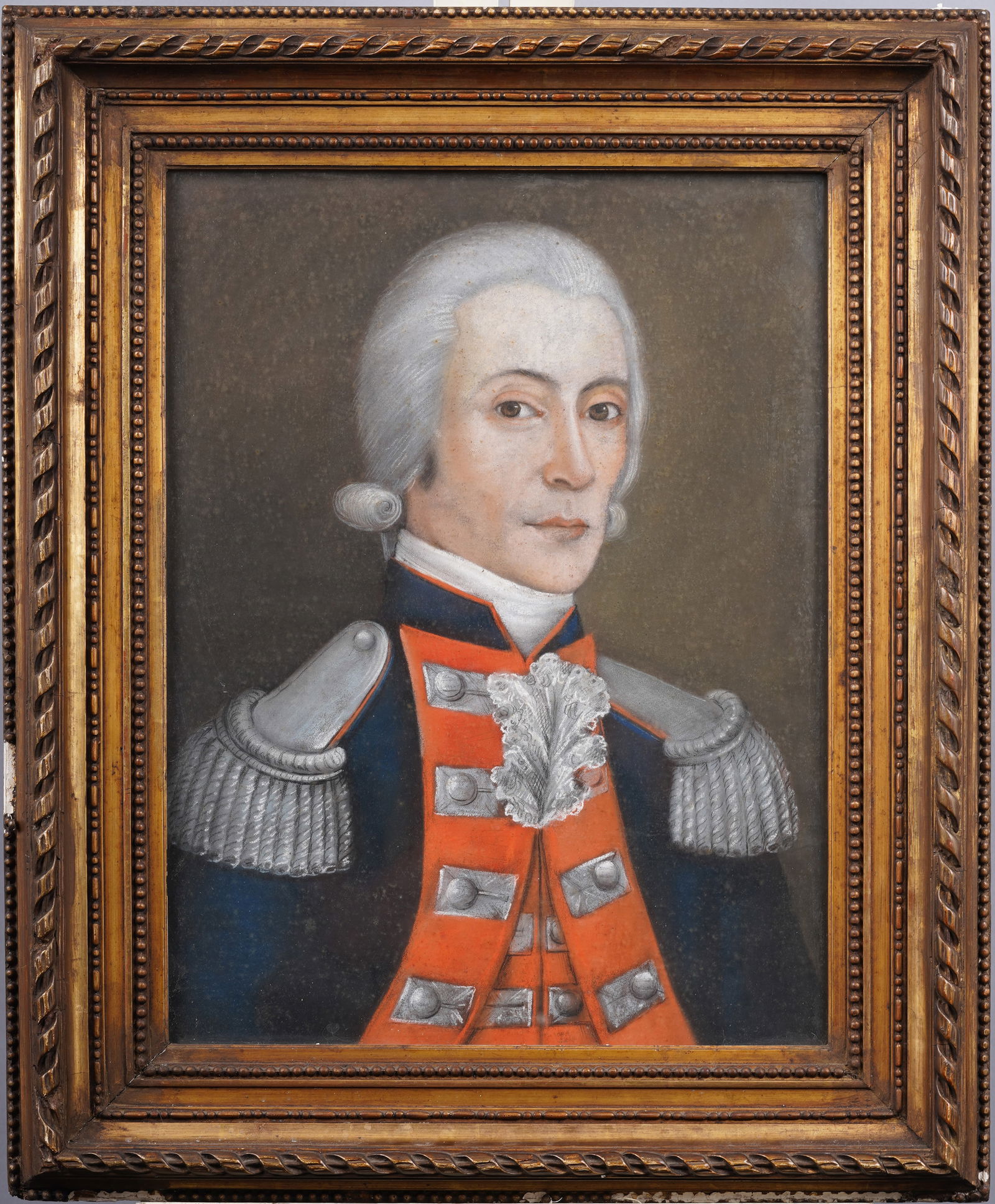 Early French High Society Old Master Framed Pastel Portrait Painting (1 of 6)