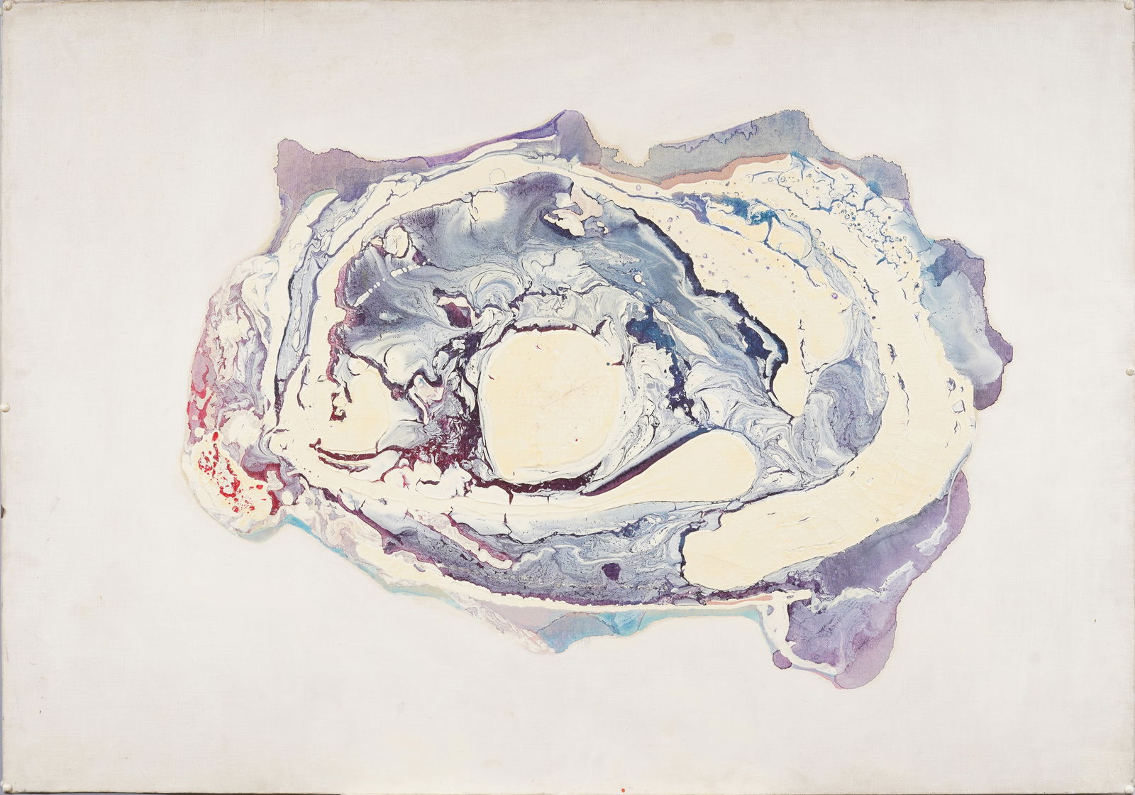 Eska Smythe Signed Large Antique American Abstract Expressionist Oil Painting (1 of 4)