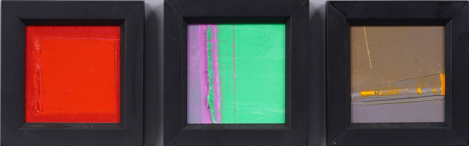 3 Framed Mid Century Modern Exhibited Signed Vintage Abstract Expressionist Original Oil Paintings (1 of 6)