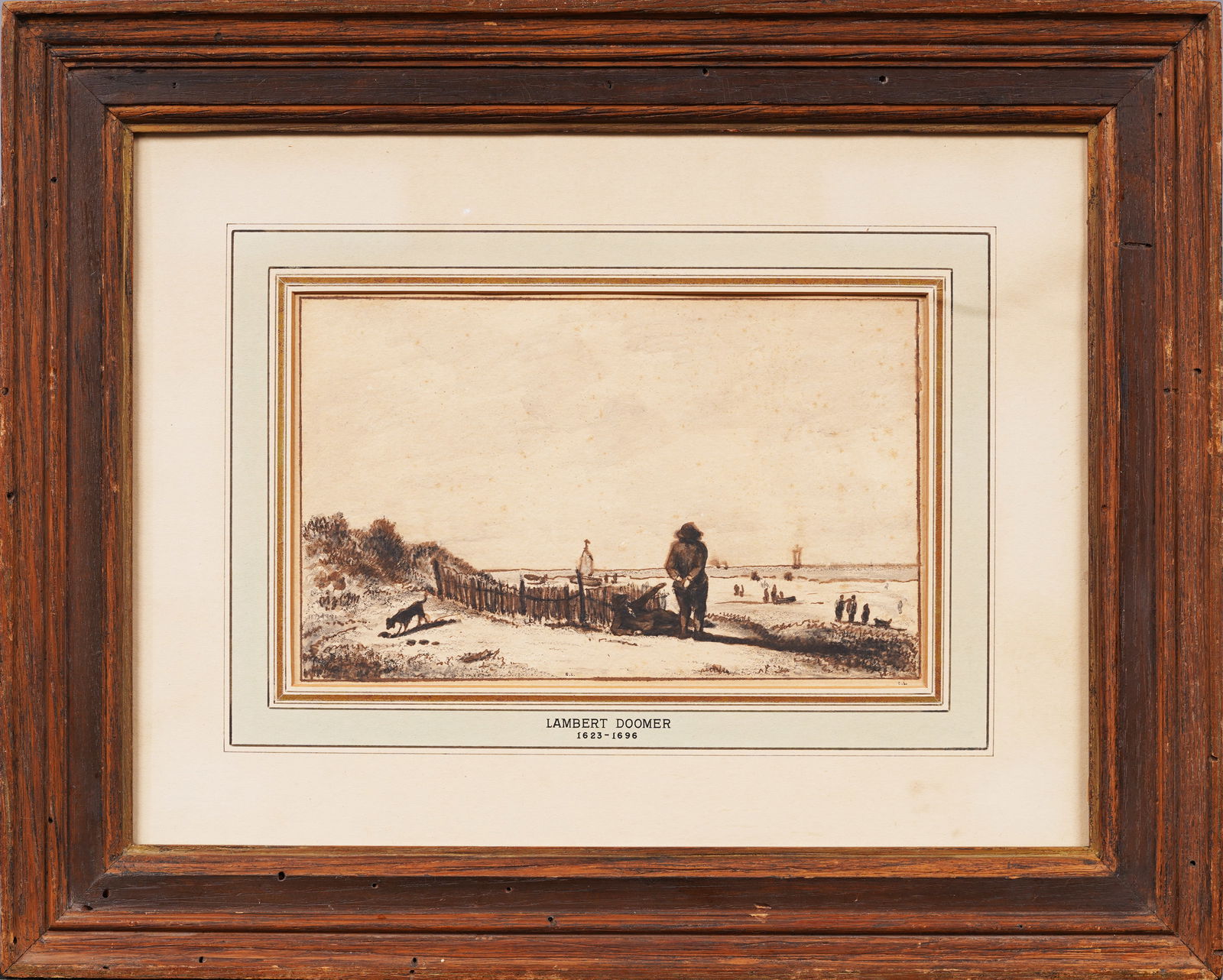 Lambert Doomer (1623 - 1700) ATTR 17th Century Antique Old Master Dutch Seascape Paintng (1 of 7)