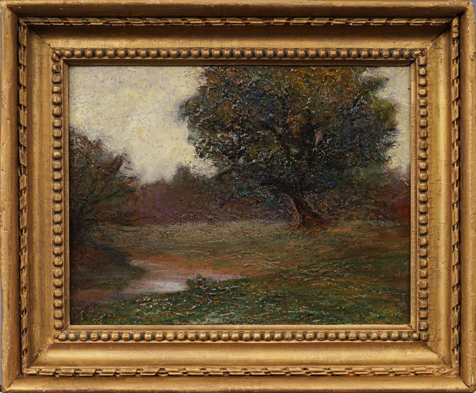 Antique American Impressionist Framed Landscape Early 1900s Original Oil Painting (1 of 5)