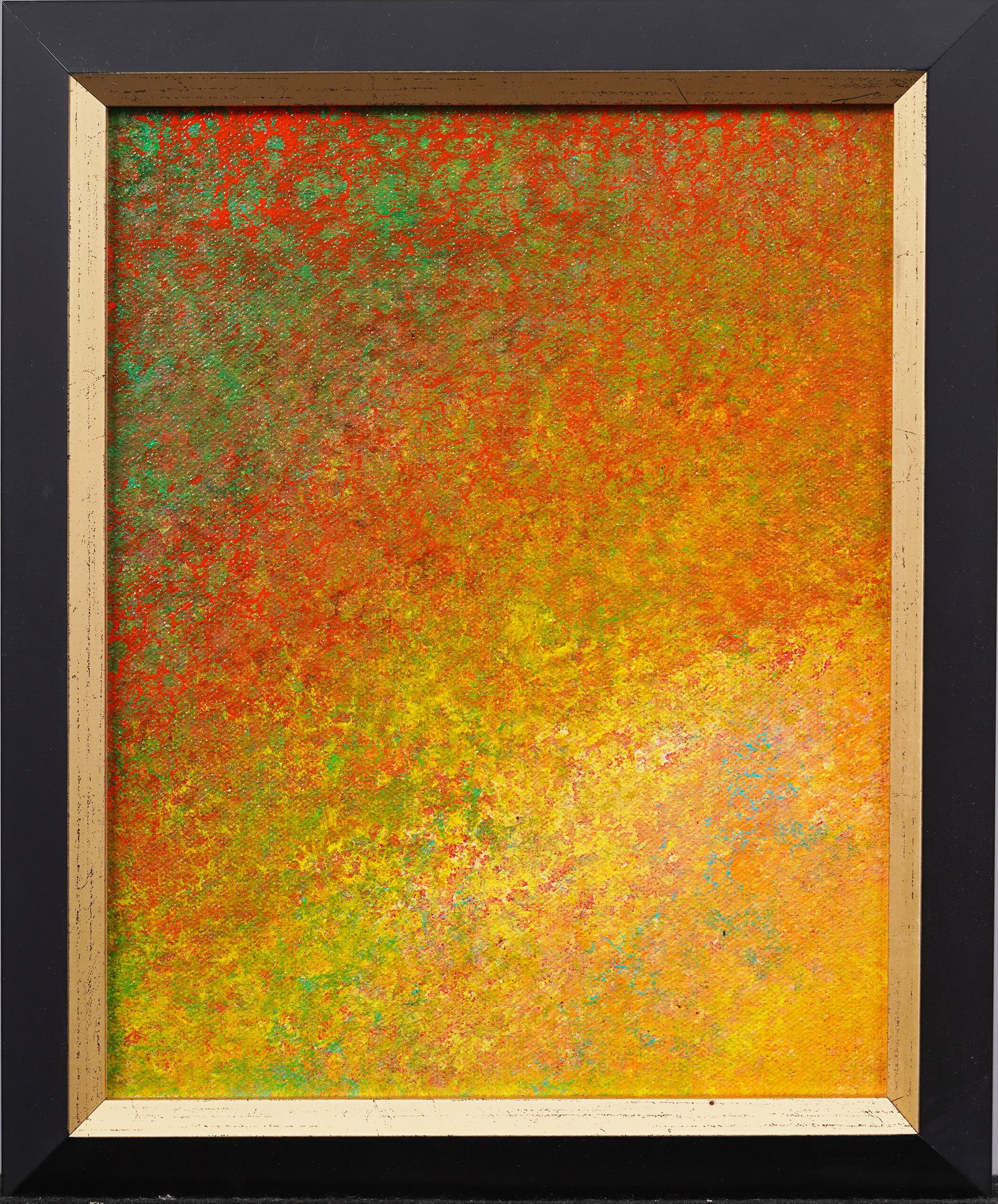 Signed Vintage American School Abstract Expressionist Signed Framed Oil Painting: American school abstract oil painting. Oil on canvas. Signed verso. Framed. Measuring 10 by 12 inches overall and 8 by 10 painting alone. Please see all images for condition. Size is measured and writ