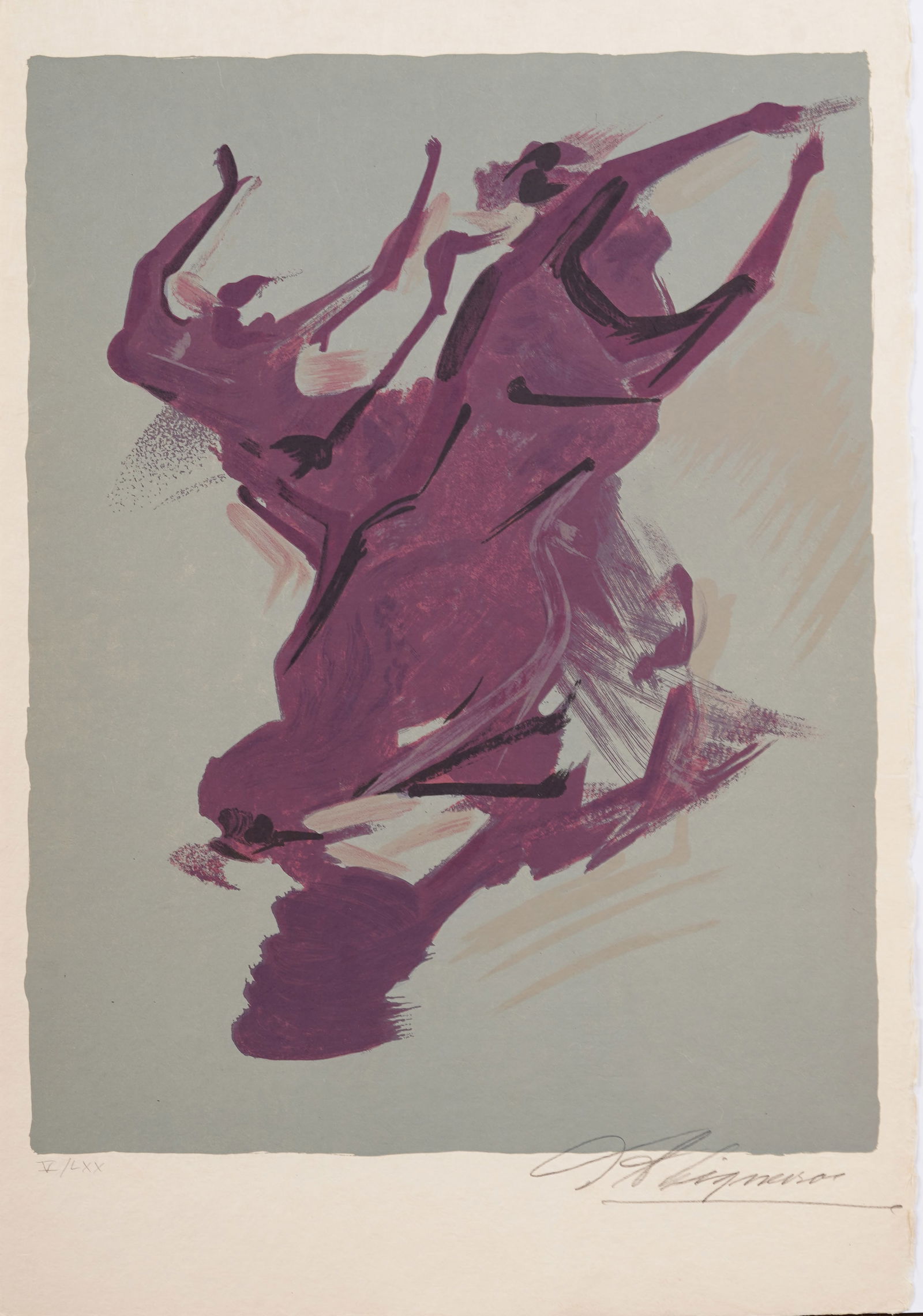 David Alfaro Siqueiros (1896-1974) Signed Numbered Original Lithograph "Prison Fantasies" Modern (1 of 6)