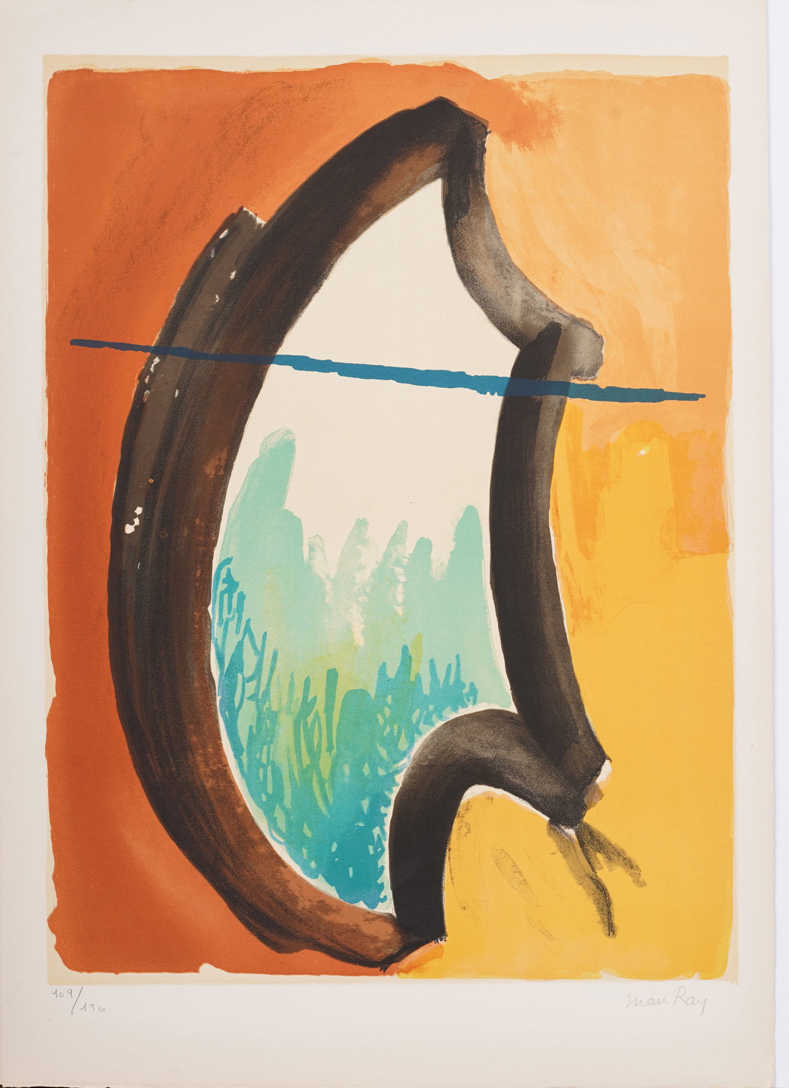 Man Ray (1890 - 1976) Vintage Surreal Signed and Numbered Original Lithograph Print (1 of 6)