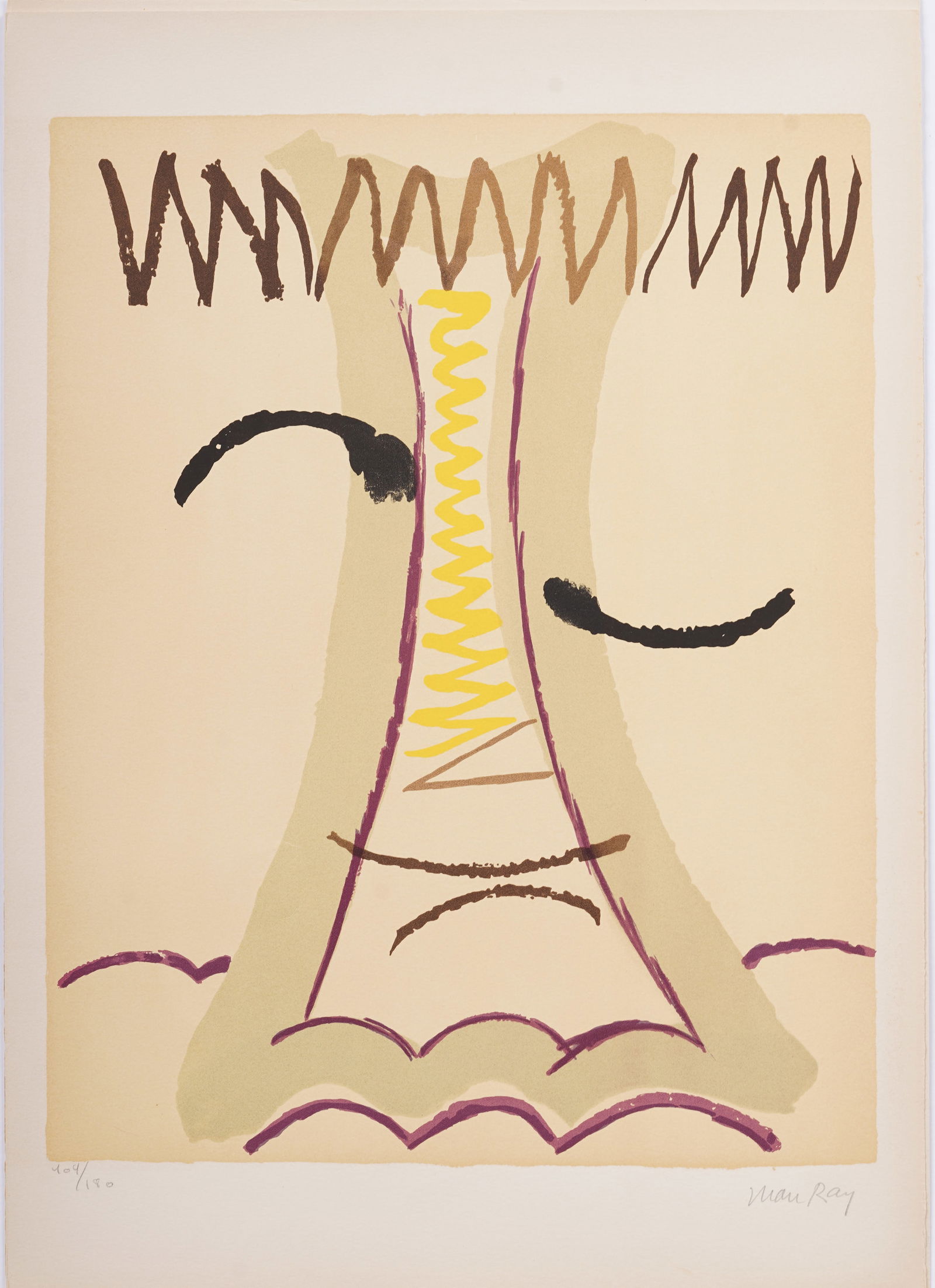 Man Ray (1890 - 1976) Vintage Surreal Signed and Numbered Original Lithograph Print (1 of 6)