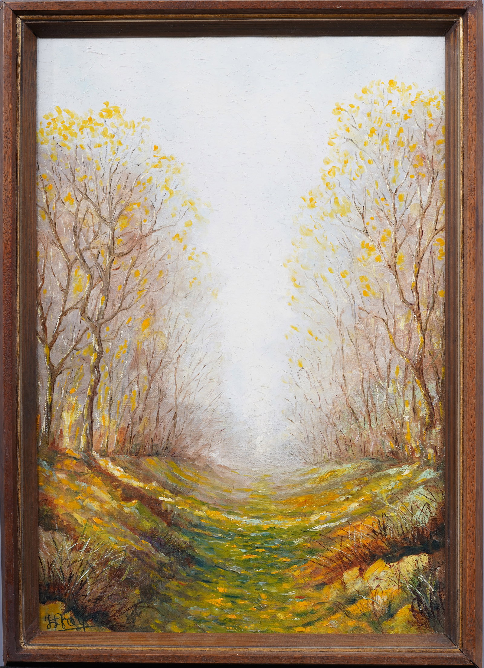 Joseph P. Frey (1892 - 1977) Antique American Impressionist California Fall Landscape Painting (1 of 6)