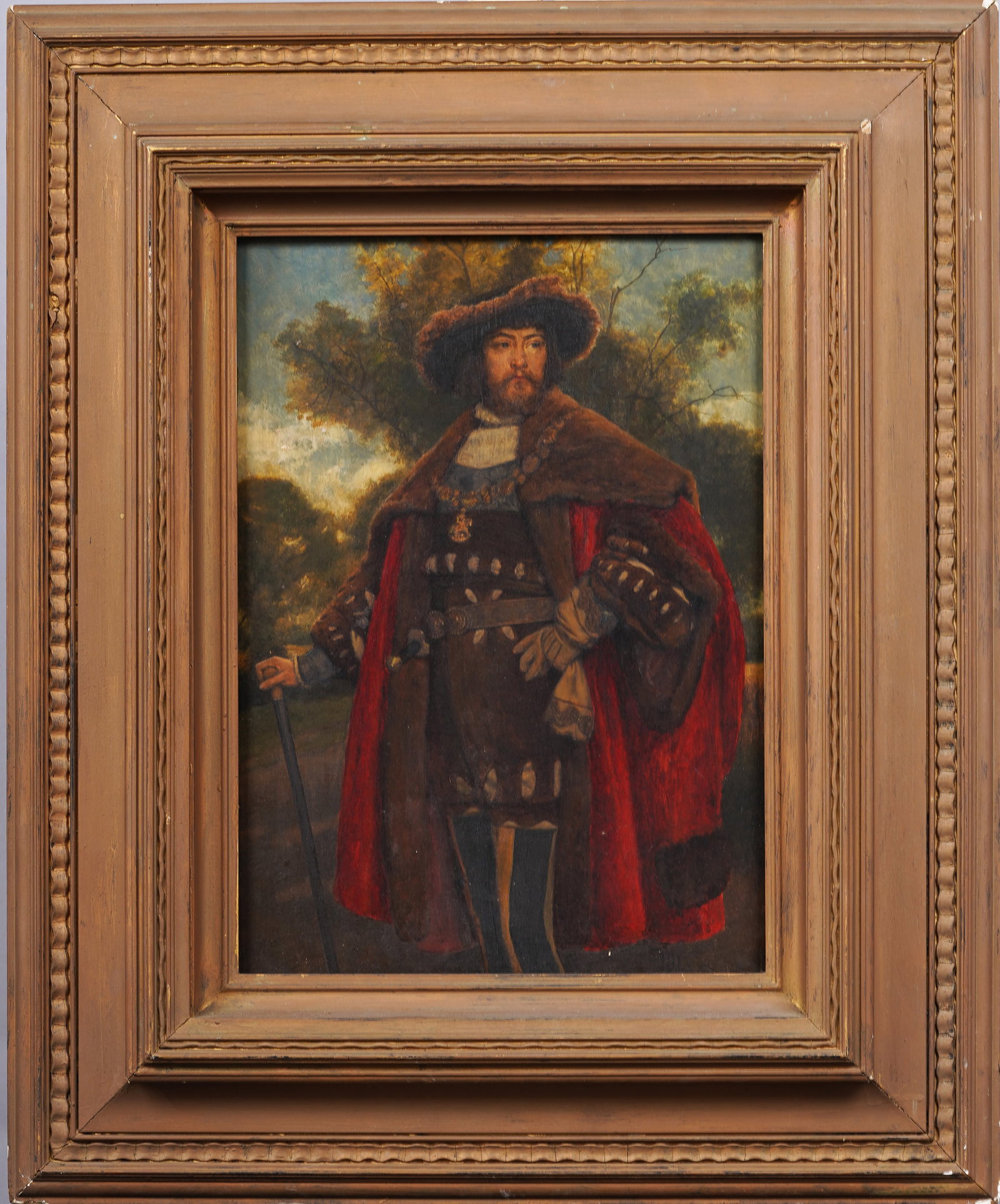 Antique Old Master European English Royalty Portrait Framed 18th/19th Century Oil Painting (1 of 7)