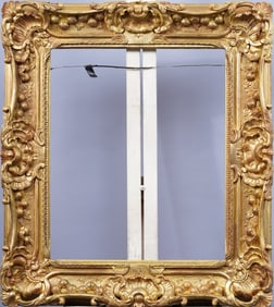 Fancy Ornate Gold Giltwood Antique American Impressionist Oil Painting Frame Standard 20 by 24 Inch