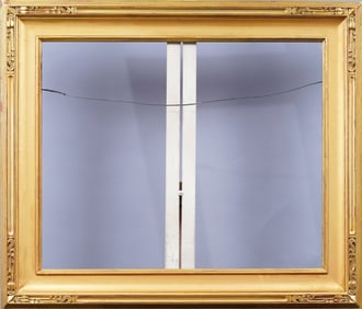 Vintage  American Giltwood Arts and Crafts Impressionist Oil Painting Frame Standard 26 by 32 Inch