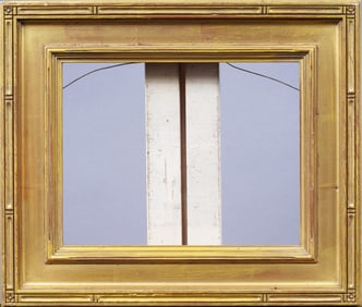 Vintage Arts and Crafts Impressionist Oil Painting Frame