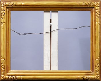 Antique American Impressionist Gold Giltwood Oil Painting Frame