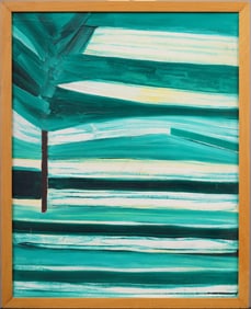 Benjamin Butler (B. 1975) Important American Contemporary Modernist Abstract Landscape Painting