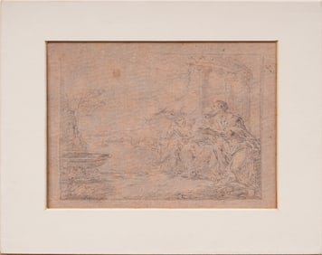 Antique Old Master European Original Drawing