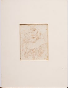 Antique European Surreal Old Master Drawing