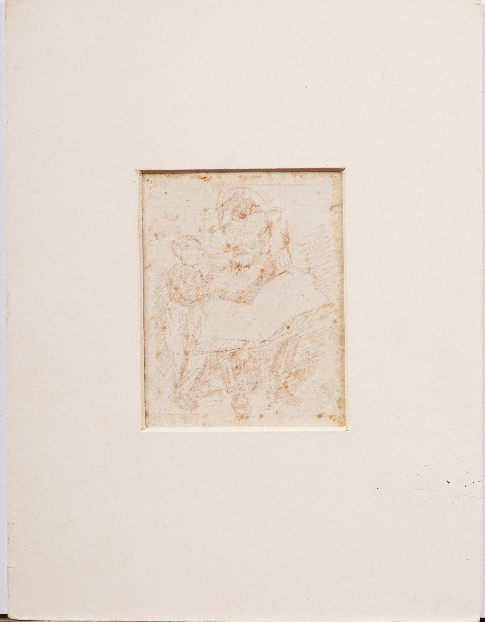 Antique European Surreal Old Master Drawing (1 of 4)