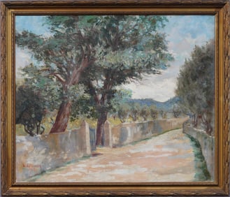 William H. Partridge (1858 - 1938) Antique American Impressionist Landscape Framed Oil Painting