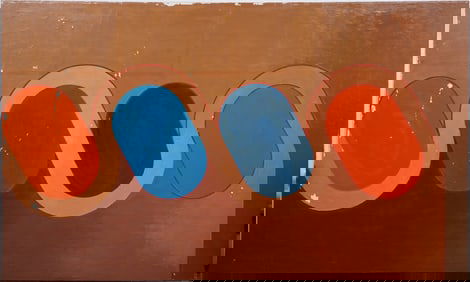 Noah Jemison (b.1948) Southern School Black Abstract Artist Monumental Original Signed Oil Painting