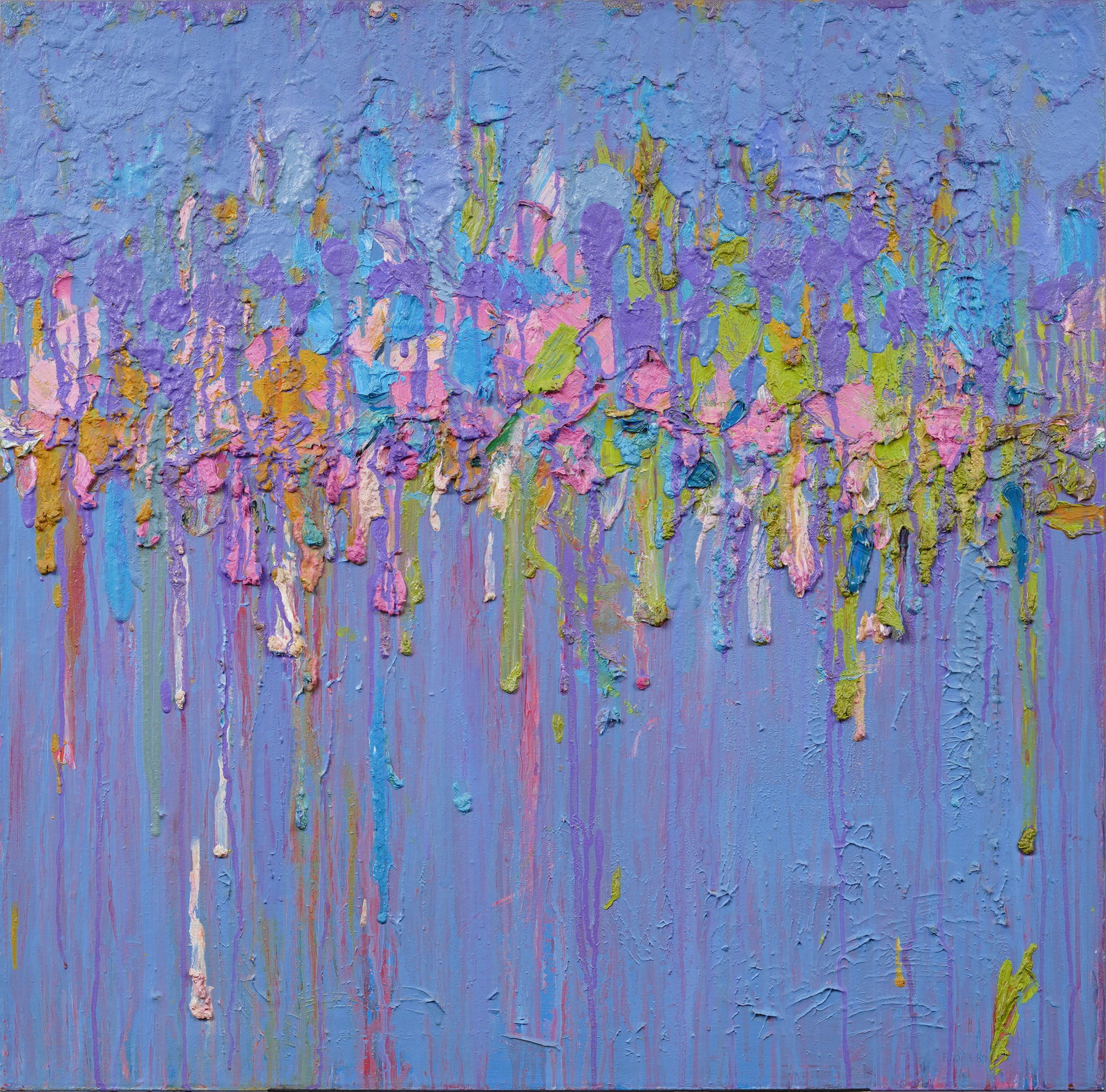 Flora Book (b1926) Vintage American Modernist Abstract Expressionist Original Signed Oil Painting (1 of 6)