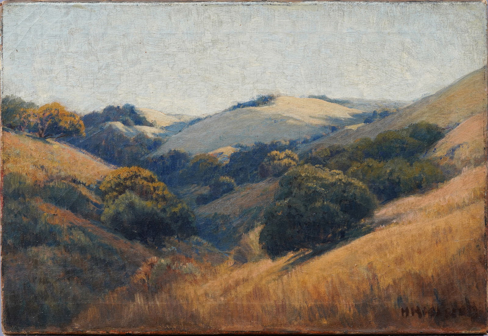 Henry Macartney (1867-1957) Antique American Impressionist Fall Landscape California Oil Painting (1 of 6)