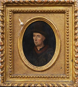 Antique Dutch Old Master Portrait of Baudouin de Lannoy Framed Original Oil Painting