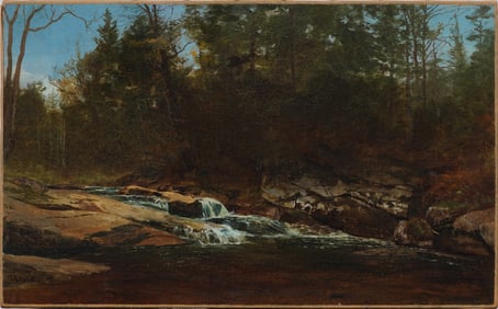 Homer Dodge Martin (1836 - 1897) Antique American Hudson River School Landscape Oil Painting